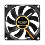 8038575125 EX295238RUS, Вентилятор 12В DC ExeGate ExtraPower EP08015B3P (80x80x15 мм, 2-Ball (двойной шарикоподшипник), 3pin, 2600RPM, 26dBA) Hirschmann — изображение 2