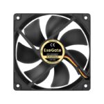 8038575126 EX295243RUS, Вентилятор 12В DC ExeGate ExtraSilent ES12025B3P (120x120x25 мм, 2-Ball (двойной шарикоподшипник), 3pin, 1300RPM, 22dBA) Hirschmann — изображение 2
