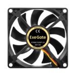 8038575203 EX297080RUS, Вентилятор 24В DC ExeGate EX08015B3P-24 (80x80x15 мм, 2-Ball (двойной шарикоподшипник), 3pin, 2550RPM, 30dBA) Hirschmann — изображение 2