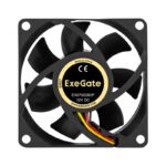 8038575221 EX297183RUS, Вентилятор 12В DC ExeGate EX07025B3P (70x70x25 мм, 2-Ball (двойной шарикоподшипник), 3pin, 4000RPM, 40dBA) Hirschmann — изображение 2