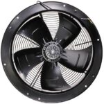 8006405601 W4E400-CP14-70, AC Fans AC Axial Fan, 528x80mm Round, 115VAC, 2910CFM, 250W, 73dBA, Ball, IP44 Hirschmann