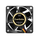 8038575165 EX297036RUS, Вентилятор 12В DC ExeGate EX06025B3P (60x60x25 мм, 2-Ball (двойной шарикоподшипник), 3pin, 3500RPM, 24dBA) Hirschmann — изображение 2