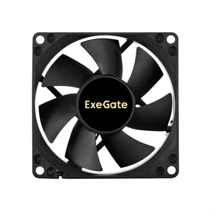 8038575173 EX297044RUS, Вентилятор 12В DC ExeGate ExtraSilent ES08025SM (80x80x25 мм, Sleeve bearing (подшипник скольжения), Molex, 1900RPM, 20dBA) Hirschmann — изображение 3