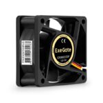 8038575162 EX297033RUS, Вентилятор 12В DC ExeGate EX06025S3P (60x60x25 мм, Sleeve bearing (подшипник скольжения), 3pin, 3500RPM, 24dBA) Hirschmann