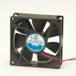 8005883073 OD8025-12MB, Fan Tubeaxial 12VDC Square - 80mm L x 80mm H Ball 31.0 CFM (0.868m³/min) 2 Wire Leads Hirschmann — изображение 3