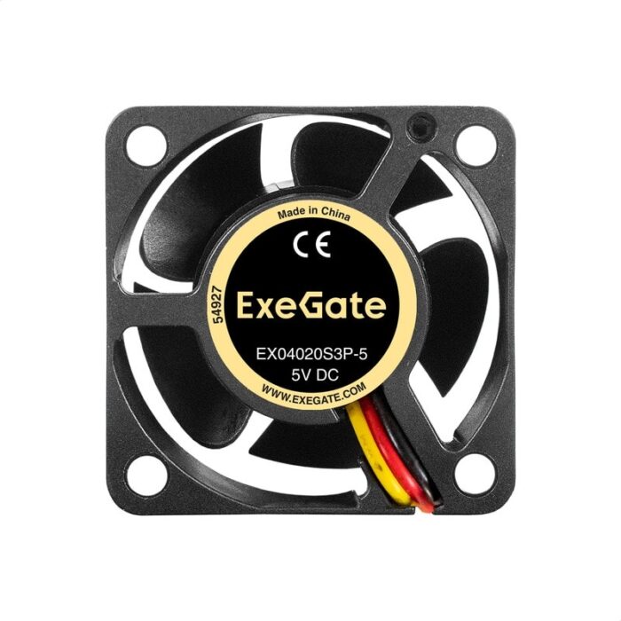 8038575120 EX295196RUS, Вентилятор 5В DC ExeGate EX04020S3P-5 (40x40x20 мм, Sleeve bearing (подшипник скольжения), 3pin, 5000RPM, 22dBA) Hirschmann — изображение 2