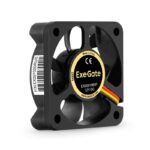 8038575152 EX297020RUS, Вентилятор 12В DC ExeGate EX05010B3P (50x50x10 мм, 2-Ball (двойной шарикоподшипник), 3pin, 5500RPM, 28dBA) Hirschmann