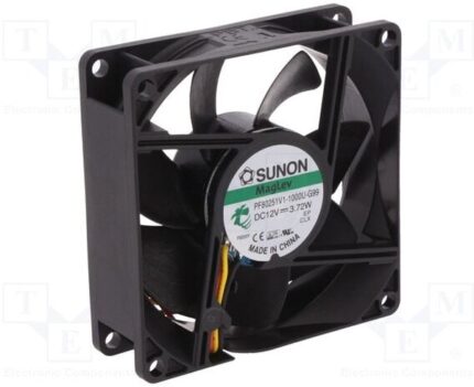 8002585727 PF80251V1-1000U-G99, Вентилятор осевой, 12В DC, 80x80x25мм, подшипник Vapo, 101,4куб.м/ч, 44,7дБА () Hirschmann