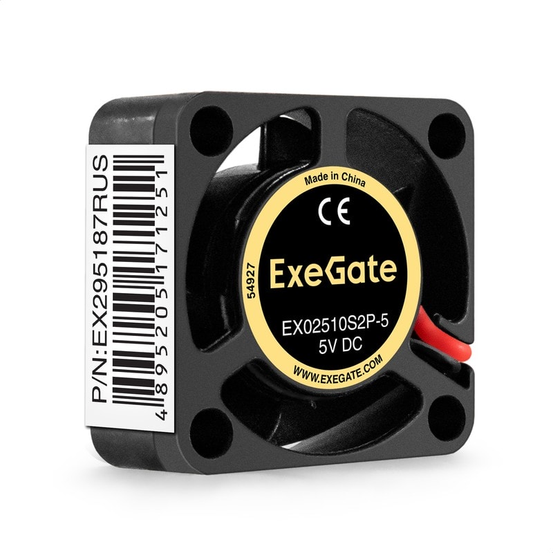 doc055740944 8038575114 EX295187RUS, Вентилятор 5В DC ExeGate EX02510S2P-5 (25x25x10 мм, Sleeve bearing (подшипник скольжения), 2pin, 10000RPM, 22dBA) Hirschmann — изображение 1