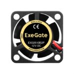 8038575122 EX295213RUS, Вентилятор 12В DC ExeGate EX02510B2P (25x25x10 мм, 2-Ball (двойной шарикоподшипник), 2pin, 10000RPM, 22dBA) Hirschmann — изображение 2
