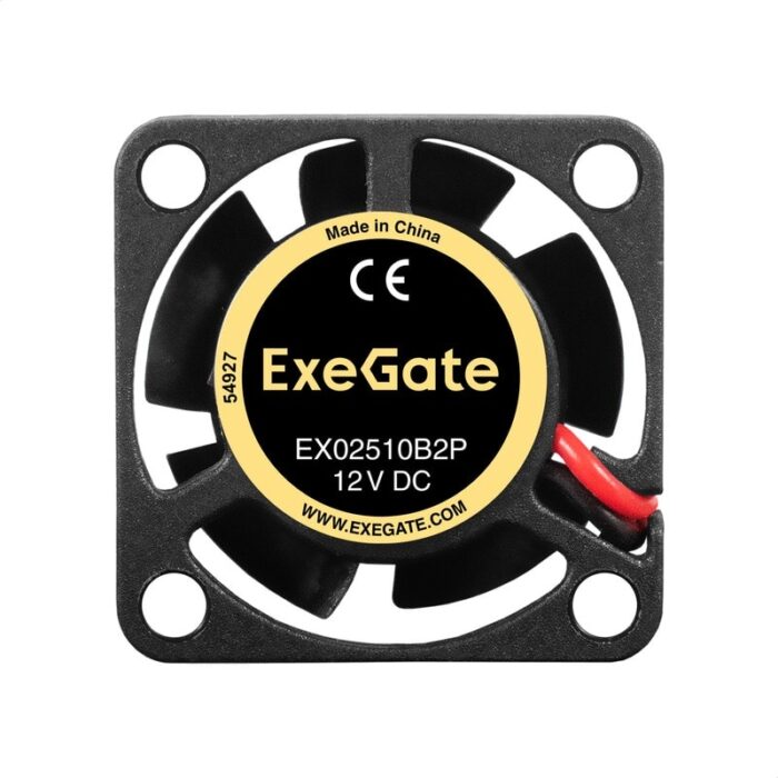 8038575122 EX295213RUS, Вентилятор 12В DC ExeGate EX02510B2P (25x25x10 мм, 2-Ball (двойной шарикоподшипник), 2pin, 10000RPM, 22dBA) Hirschmann — изображение 2
