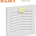 8039460964 Вентиляционная решетка с фильтром 120х120 мм G4 ELAT FL120 Hirschmann