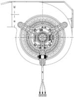 8007080100 D2D133-AB02-07, Blowers & Centrifugal Fans AC Centrifugal Blower, 400VAC, 2050RPM Hirschmann