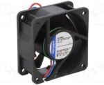 8002764109 612NGME, DC Fan Axial Sintec-Sleeve Bearing 12V 8V to 15V 20.6CFM 28dB 60 X 60 X 25.4mm Hirschmann — изображение 2