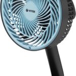 8037583818 Вентилятор настольный Vitek VT-2072, черный и голубой Hirschmann