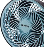 8037583818 Вентилятор настольный Vitek VT-2072, черный и голубой Hirschmann — изображение 6