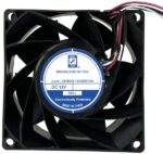8006809842 OD8038-12HBXE10A, DC Fans Fan, High Speed/Static Pressure, 80x80x38mm, 12VDC, 141CFM, Ball, Wire, Tach/PWM Hirschmann — изображение 2