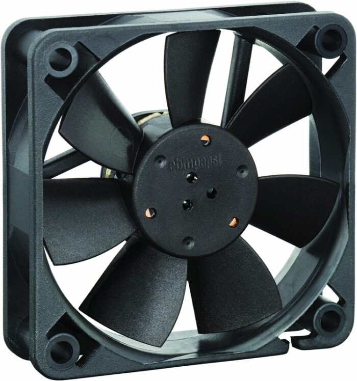 8982008384 614F, DC Axial Fan, 24 V, Square, 60 mm, 15 mm, Sleeve Bearing, 17.1 CFM Hirschmann — изображение 2