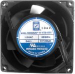 8005183924 OA938AP-11-1TB1855, AC Fans Axial Fan, 92x92x38mm, 115VAC, 55CFM, 15W, 40.1dBA, 3150RPM, Ball, Wire, IP55 Hirschmann — изображение 3