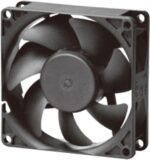 8007034789 HA80251V4-1000U-A99, Вентилятор осевой, 12В DC, 80x80x25мм, подшипник Vapo, 40,39куб.м/ч, 20,4дБА Hirschmann — изображение 2