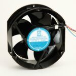 8006111180 OD172SAP-12HBXC, Fan Tubeaxial 12VDC Rectangular/Rounded - 172mm L x 150mm H Ball 277.0 CFM (7.76m³/min) 2 Wire Leads Hirschmann — изображение 2