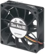 8038645809 Вентилятор Sanyo Denki 9GV0812P4J03 12V 0.47A 80x25 4pin Hirschmann — изображение 3