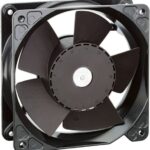 8030489611 4114N/17HH-00077, DC Fans DC Tubeaxial Fan, 119x119x38mm, 24VDC, 153CFM, 12W, 0.51A, 5000RPM, Ball Bearing Hirschmann