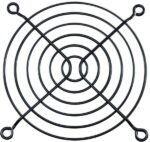 8008713109 G92-16B, 92mm Sq Fan Finger Guard Steel, Modified Epoxy Resin Coating 6 Rings Hirschmann — изображение 3