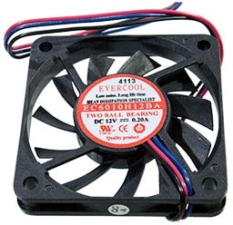 doc056454811 8034447156 EC6010H12BA, Вентилятор 12В, 60x60x10, подшипник качения, 4400 об./мин. Hirschmann — изображение 1