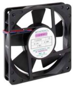 8005961725 E1225E12B-FSR, Fan Tubeaxial 12VDC Square - 120mm L x 120mm H Ball 93.0 CFM (2.60m³/min) 2 Wire Leads Hirschmann — изображение 2