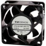 8012144771 CFM-6025BF-250-351-20, DC Fans dc axial fan, 60 mm square, 25 mm, 24 Vdc, ball, 5000 RPM, 23.95 CFM, TS Hirschmann