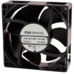 8018619785 CFM-8020BF-145-401-22, DC Fans dc axial fan 80 mm square 20 mm 12 Vdc ball 4500 RPM 44.14 CFM TSPWM Hirschmann
