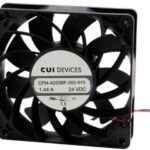 8012153813 CFM-A238BF-270-651, DC Fans dc axial fan, 120 mm square, 38 mm, 24 Vdc, ball, 7000 RPM, 230.22 CFM Hirschmann