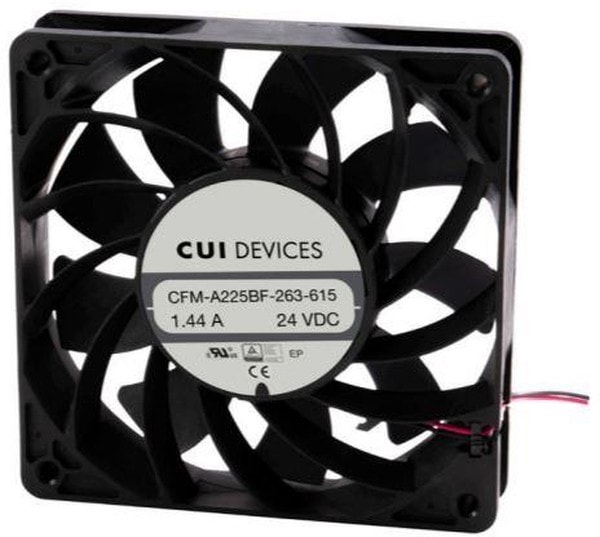 doc056615951 8012161585 CFM-A225BF-153-577, DC Fans dc axial fan, 120 mm square, 25 mm, 12 Vdc, ball, 4000 RPM, 127.90 CFM Hirschmann — изображение 1