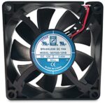 8005854077 OD7025-12HBXC01A, Fan Tubeaxial 12VDC Square - 70mm L x 70mm H Ball 60.0 CFM (1.68m³/min) 3 Wire Leads Hirschmann — изображение 3