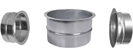 8038181039 Врезка прямая, для круглых воздуховодов, d100, оцинкованная сталь VP100 Hirschmann