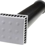 8037997421 Приточный клапан Kiv Quadro-125 500 мм (арт. ) с теплошумоизоляцией и круглой наружной металлической решеткой 135500 Hirschmann