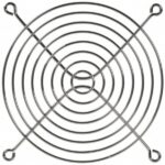 8004890766 08129, Fan Accessories 120mm Wire Form Fan Guard, Bright Nickel Chrome Finish Hirschmann — изображение 4