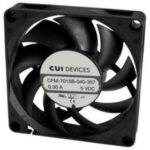 8012185271 CFM-7025B-130-332, DC Fans dc axial fan, 70 mm square, 25 mm, 12 Vdc, ball, 3000 RPM, 25.87 CFM Hirschmann