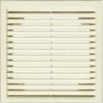 8018298949 Решетка вентиляционная вытяжная 130x130 материал АВS- пластик 1313Всл.кость Hirschmann