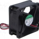 8029592635 EF60251B1-1000U-A99, Вентилятор осевой 12В DC; 60x60x25мм; 39.93куб.м/ч; 35.1дБА; подшипник качения Hirschmann