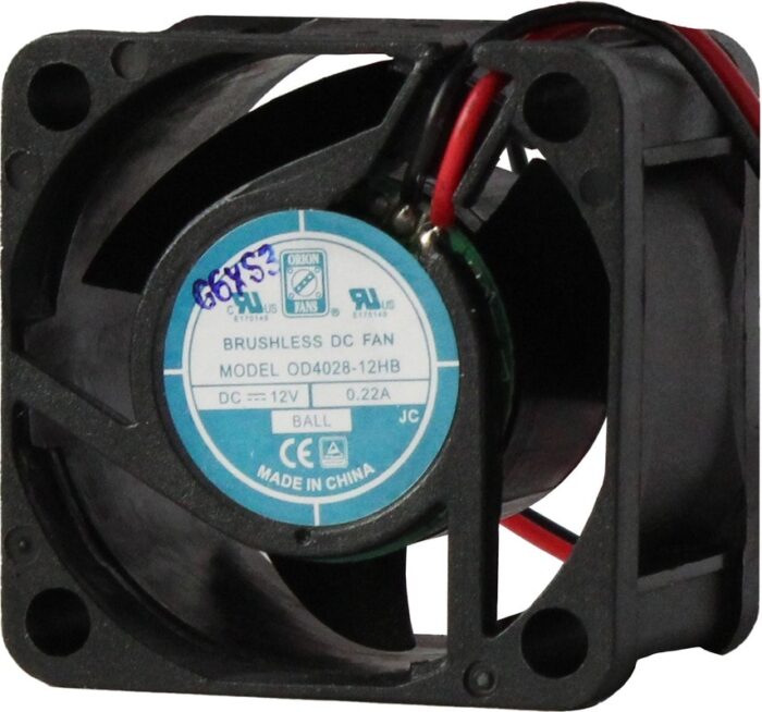 8018665741 OD4028-24HBXE, DC Fans DC Axial Fan, 40x40x28mm, 24VDC, 31.5CFM, 10.8W, High Performance, Ball, Wire Hirschmann — изображение 2