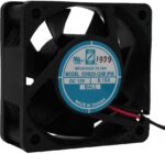 8008660482 OD6025-24HBIP68, Fan Tubeaxial 24VDC Square - 60mm L x 60mm H Ball 25.0 CFM (0.700m³/min) 2 Wire Leads Hirschmann — изображение 2