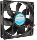 8008656463 OD1225-24HBIP68, Fan Tubeaxial 24VDC Square - 120mm L x 120mm H Ball 120.0 CFM (3.36m³/min) 2 Wire Leads Hirschmann — изображение 2