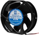 8006990530 OD172SAP-24HBXCIP68, Fan Tubeaxial 24VDC Rectangular/Rounded - 172mm L x 152mm H Ball 323.0 CFM (9.04m³/min) 2 Wire Leads Hirschmann — изображение 2