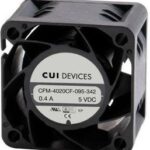 8012193809 CFM-4020CF-295-342-20, DC Fans dc axial fan, 40 mm square, 20 mm, 24 Vdc, omniCOOL, 9500 RPM, 11.88 CFM, TS Hirschmann