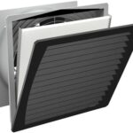 8031940619 PF22000T3RBK, AC Fans 38 CFM FILTER FAN T3R 115V Hirschmann