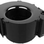 8018694959 4891HQ-EFP5D62B1- 1C01U-G99, Blowers & Centrifugal Fans Blower, 247x243x138mm, 24VDC, 0.66"H2O, 3x Wire, Auto Restart, Tach Hirschmann