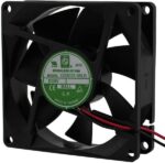 8006199132 OD8025-05LB, DC Fans DC Fan, 80x80x25mm, 5VDC, 22CFM, 21dBAA, Ball Bearing, Lead Wires Hirschmann — изображение 2
