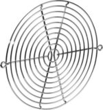 8173745816 FG172, Fan Finger Guard, Grille, Steel - Wire Form, 172mm Axial Fans, 162 mm, Chrome, FG Hirschmann — изображение 2